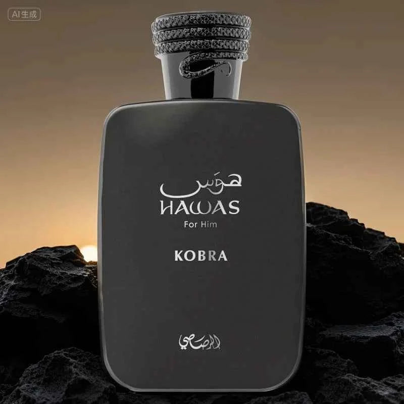 Hawas Kobra Rasasi para Hombres 105ml/3.6oz With its long-lasting bergamot and musk scent, it's an ideal gift choice.