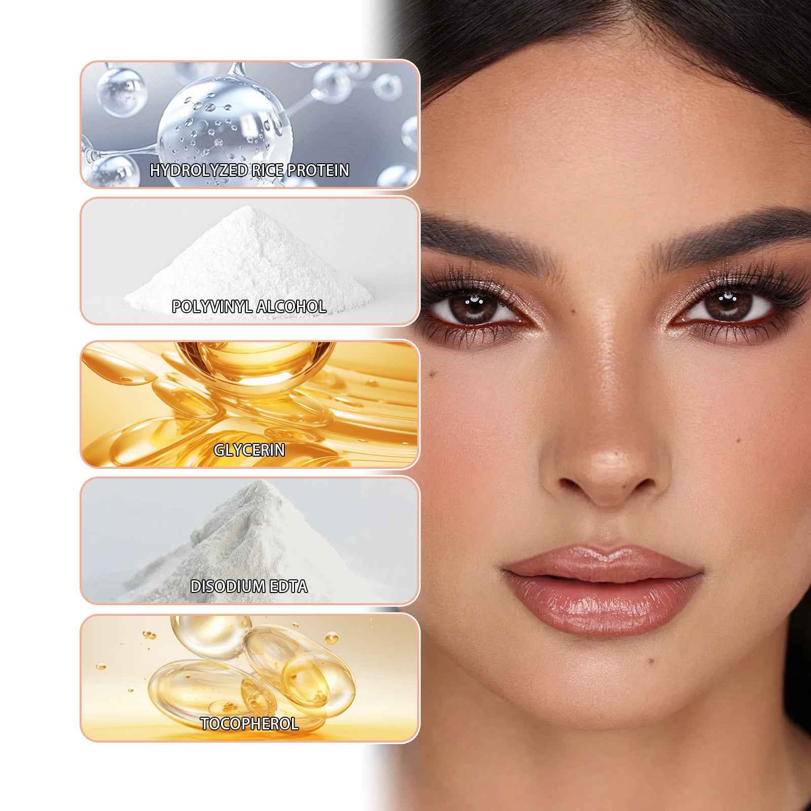 OUHOE Stripping Lip Liner (Light Brown) Enriches Lip Lines, Highlights Lip Color Without Makeup Smudging. Stripping Lip Liner