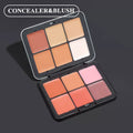 Vegan Blush Cream Concealer Palette 12 Color Contour Palette Cream Blush Concealer Makeup Palette Private Label #1