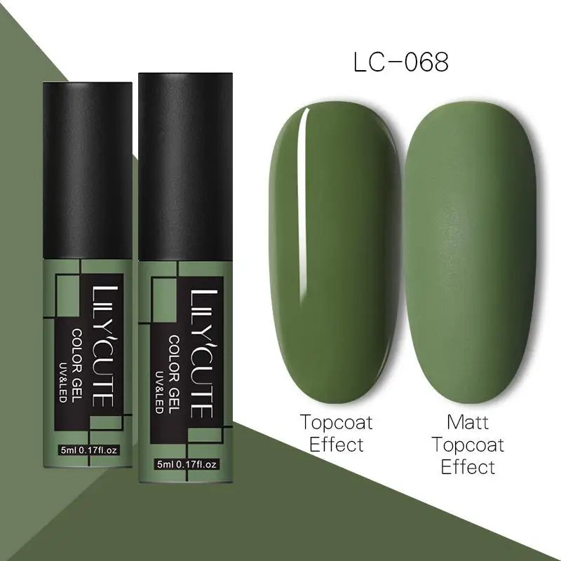 LILYCUTE 5ML Metallic Painting Liner Gel Nail Polish Super Bright Gold Silver Mirror Drawing Gel Semi Permanent Line Frenc...