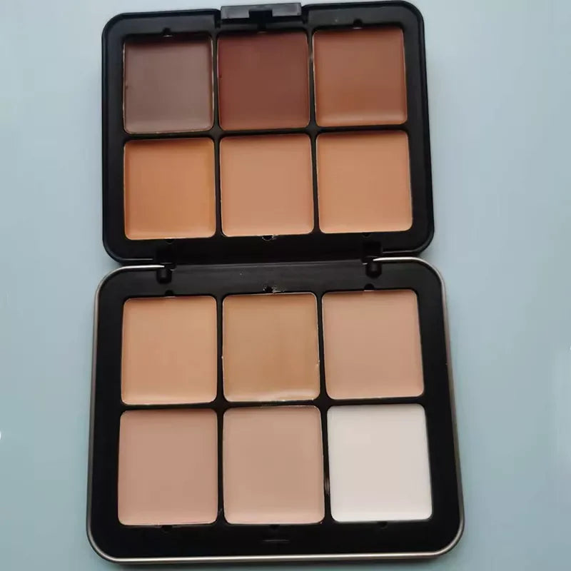 Vegan Blush Cream Concealer Palette 12 Color Contour Palette Cream Blush Concealer Makeup Palette Private Label - 