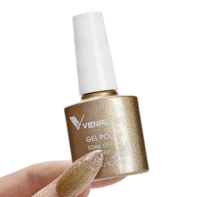 Venalisa Foil Transfer Gel Easy Apply Nail Art Design Manicure Enamel Gel Polish UV LED Gel Nail Polish Lacquer Varnish Foil 704