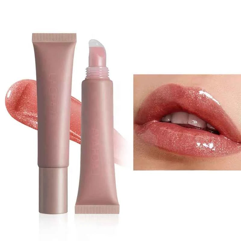 OEM Wholesale Cosmetic Plumping Smooth Lip Gloss Moisturizing High Pigment Vegan Glossy Hydrating Tinted Lipgloss Private ...
