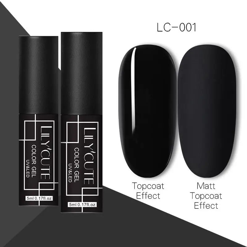 LILYCUTE 5ML Metallic Painting Liner Gel Nail Polish Super Bright Gold Silver Mirror Drawing Gel Semi Permanent Line Frenc...