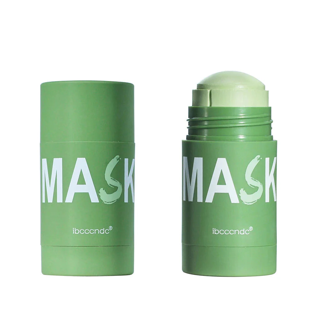 Face Clean Mask Green Tea Cleansing Stick Mask Shrink pores Deep Blackhead Remover facial Cleansing Moisturizing Mask 40g ...