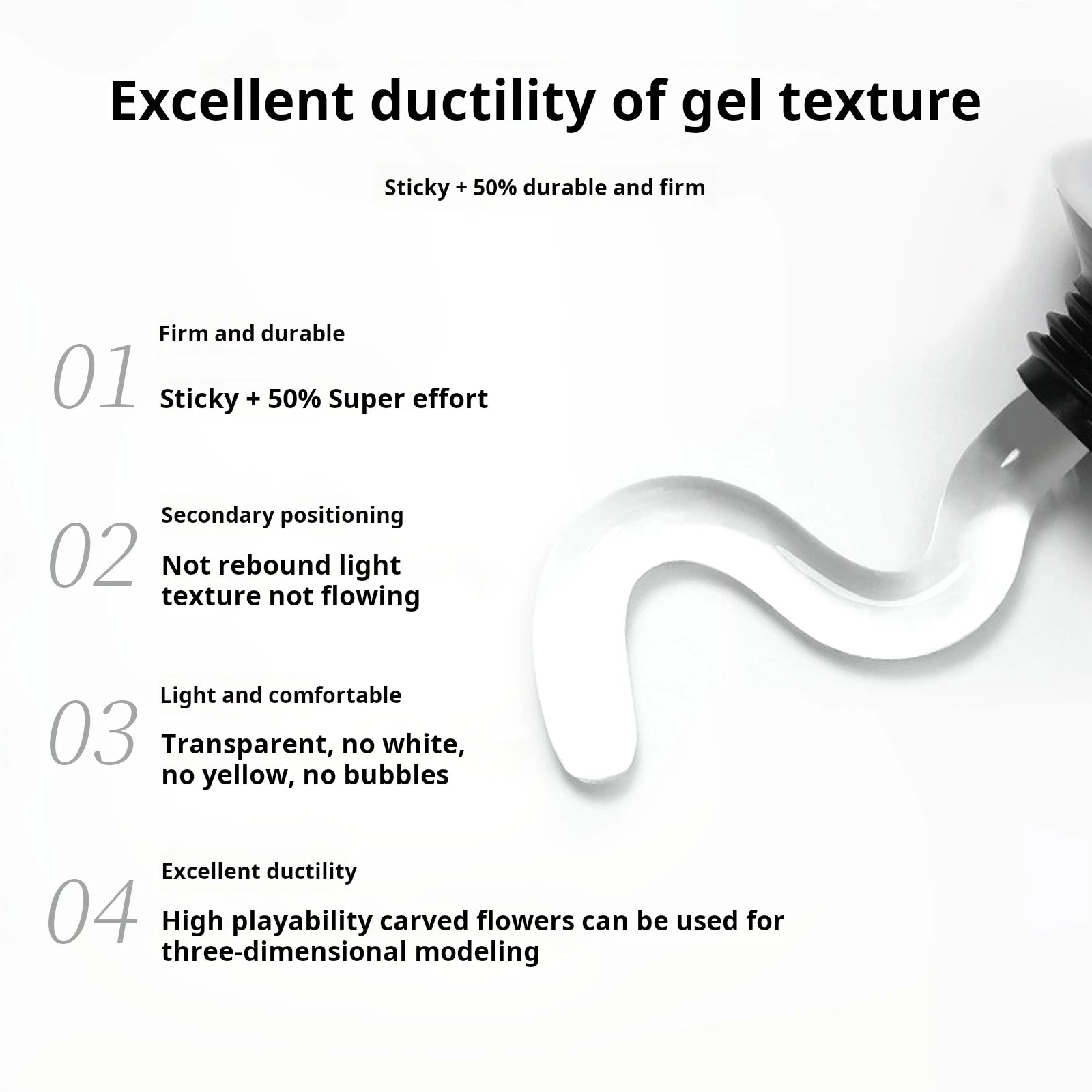 Pro Soft Nail Tips Gel Glue 20g Adhesive Nails Long Lasting Soak Off UV Gel Nail Polish Manicure Products