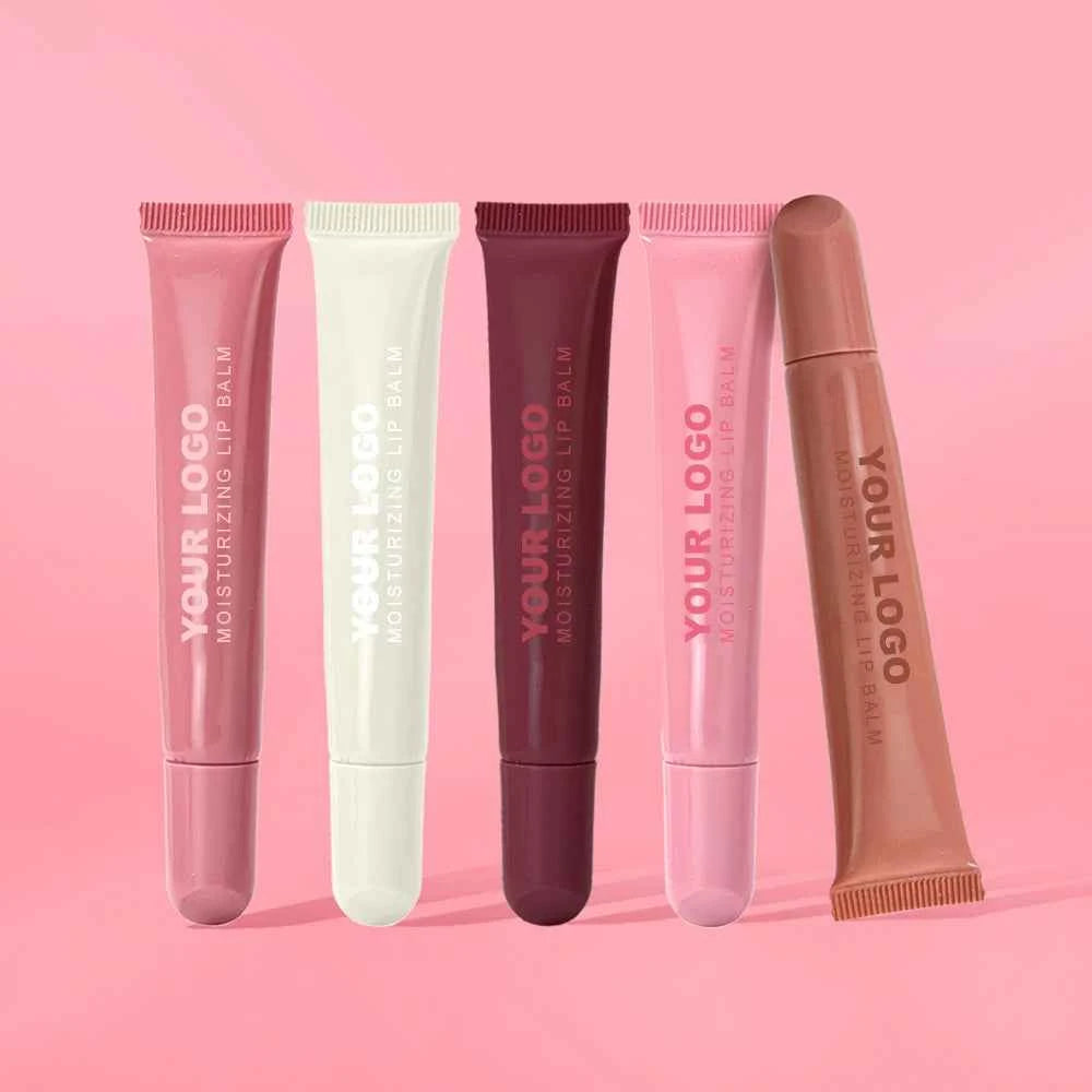 OEM Moisturizing Mirror Liquid Sunscreen SPF 30 Nourishing Organic Lip Gel Mineral Lip Balm Oil Herbal Lip Balm for Female