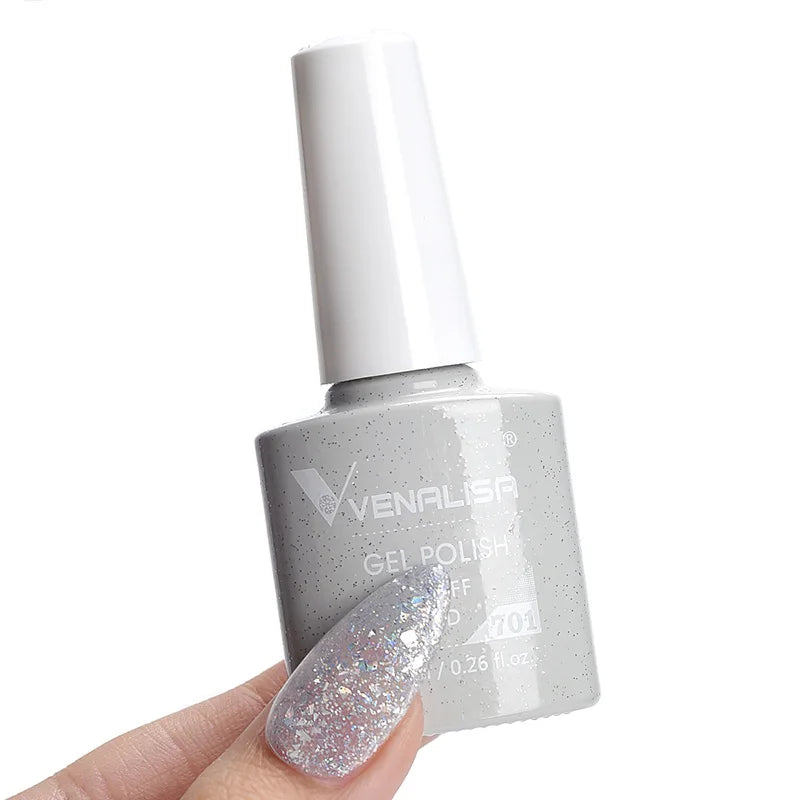 Venalisa Foil Transfer Gel Easy Apply Nail Art Design Manicure Enamel Gel Polish UV LED Gel Nail Polish Lacquer Varnish Foil 701
