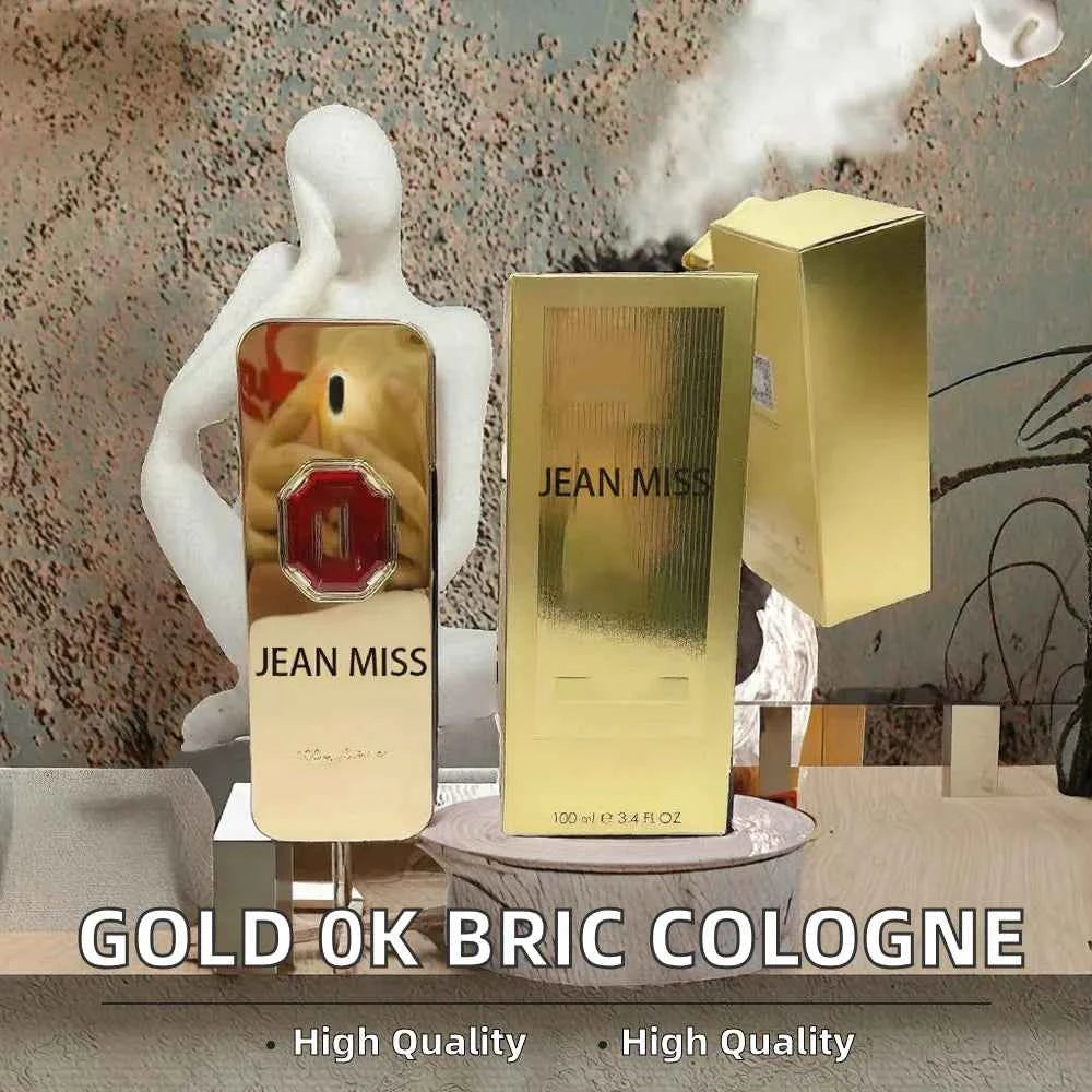 Wholesale 100ml Eau De Cologne for Men High Quality Gold Brice Long-Lasting Wood Fragrance with Lemon Milk Scent 0k EDT - 
