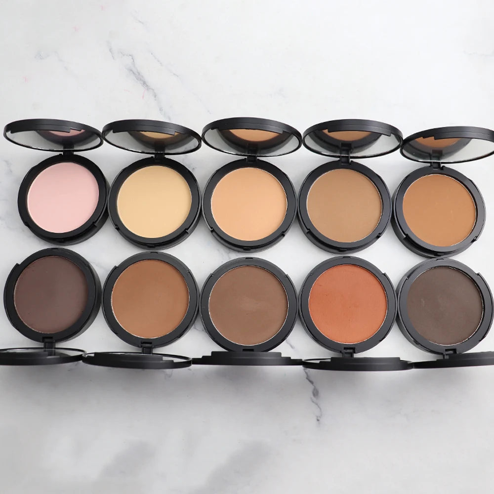Wholesale Private Label 5g Pressed Bronzer Powder Lasting Natural Fair Medium Skin Sunscreen Foundation Makeup - 