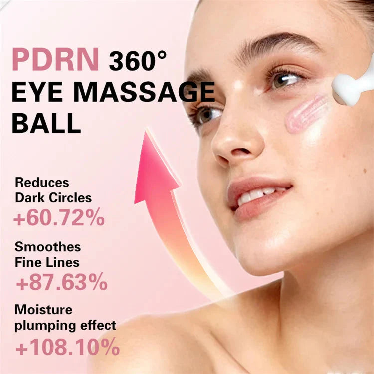 Anti Aging Eye Cream With Massage Roller PDRN Repair Firming and Moisture Boost Aurora Glow Avenue - 