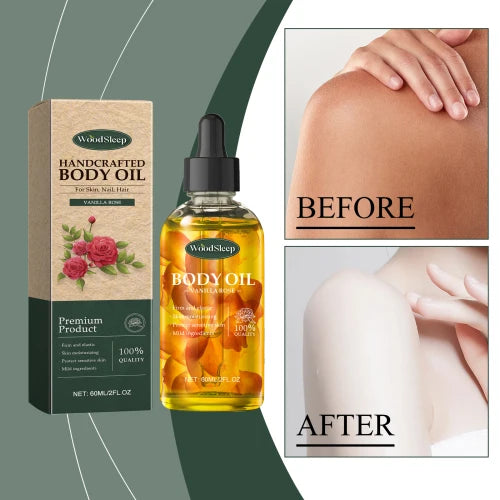 WOODSLEEP handmade vanilla Rose body nourishing skin delicate and easy to absorb fragrance massage essential oil Default Title
