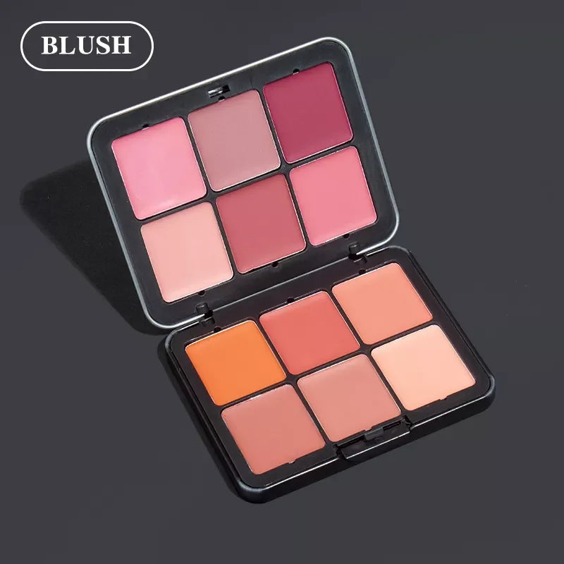 Vegan Blush Cream Concealer Palette 12 Color Contour Palette Cream Blush Concealer Makeup Palette Private Label #2