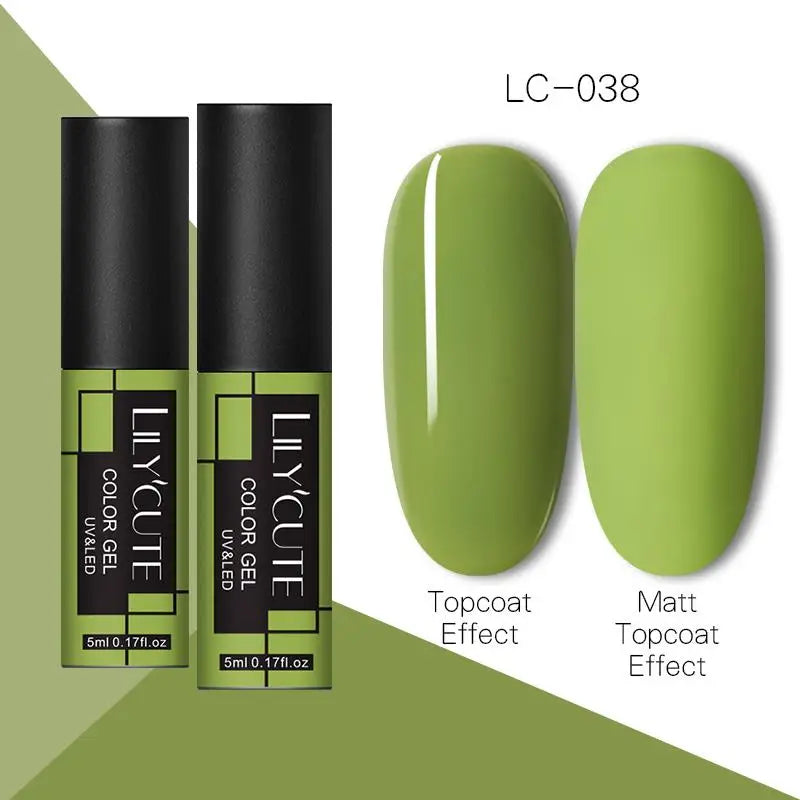 LILYCUTE 5ML Metallic Painting Liner Gel Nail Polish Super Bright Gold Silver Mirror Drawing Gel Semi Permanent Line Frenc...