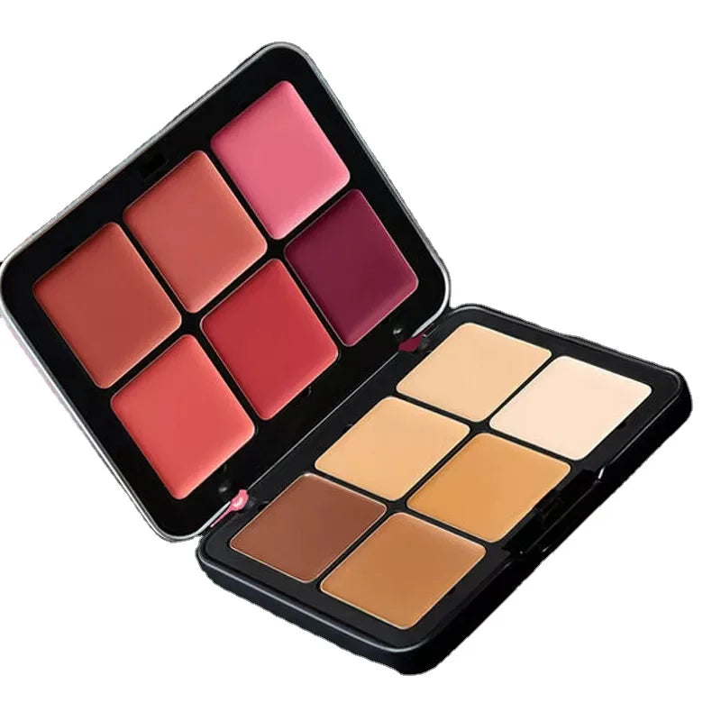 Vegan Blush Cream Concealer Palette 12 Color Contour Palette Cream Blush Concealer Makeup Palette Private Label