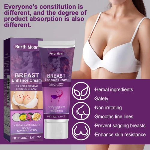 North Moon Cream Plump Breasts Care Firming Breast Massage - 