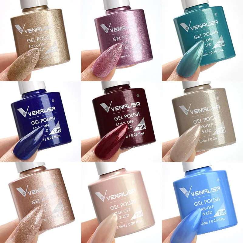 Venalisa Foil Transfer Gel Easy Apply Nail Art Design Manicure Enamel Gel Polish UV LED Gel Nail Polish Lacquer Varnish Fo...