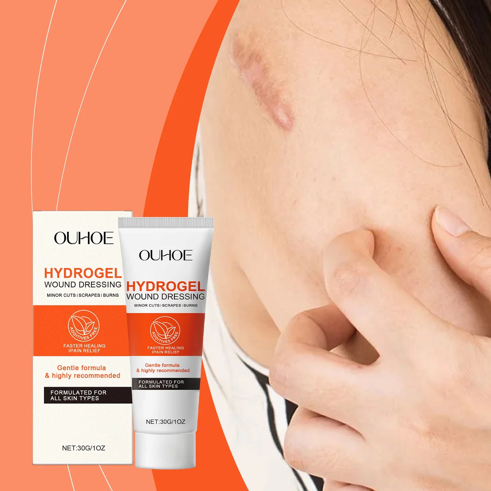 OUHOE Self-Adhesive Wound Dressings – Advanced Skin Care by Aurora Glow Avenue - 