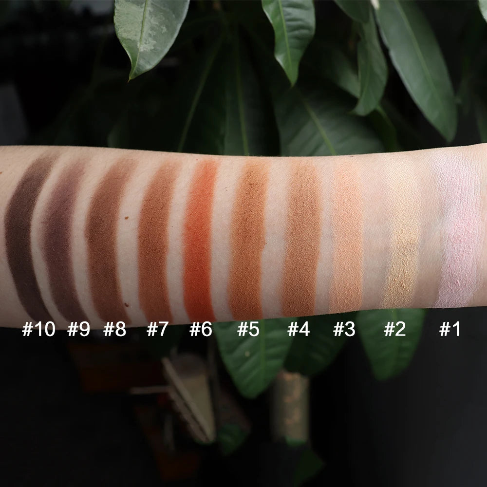 Wholesale Private Label 5g Pressed Bronzer Powder Lasting Natural Fair Medium Skin Sunscreen Foundation Makeup