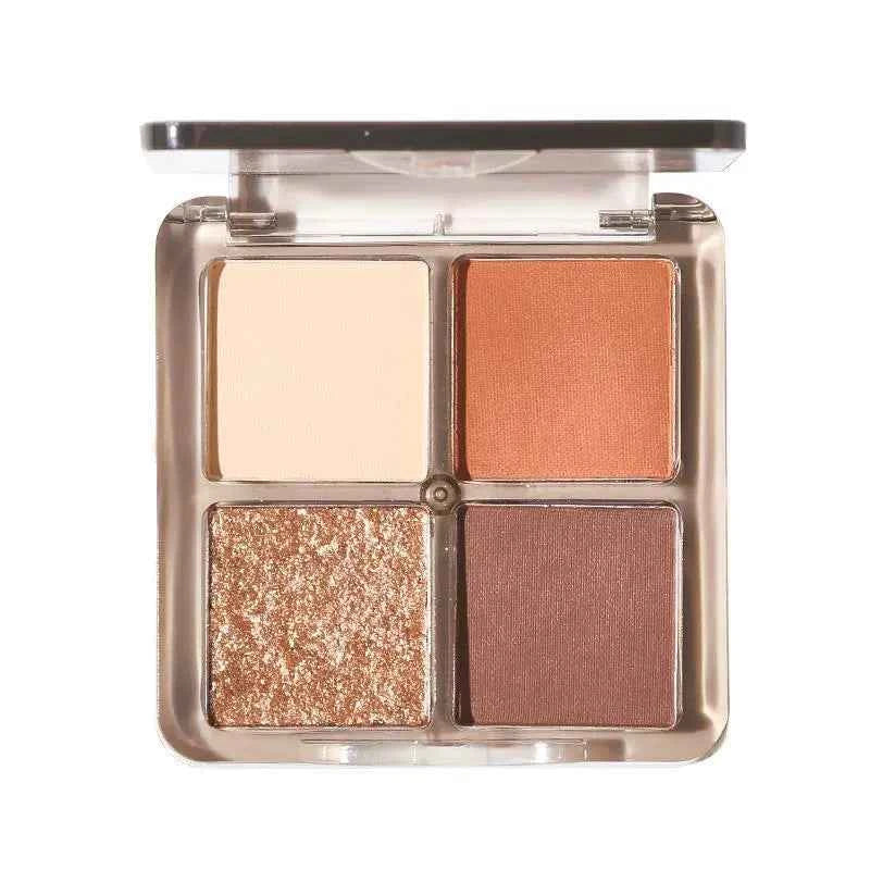 Genuine Goods Wake up at Home with Daydreaming Four Color Eyeshadow Palette Smoked Pink Brown Earth Color Everyday Joker Beginner
