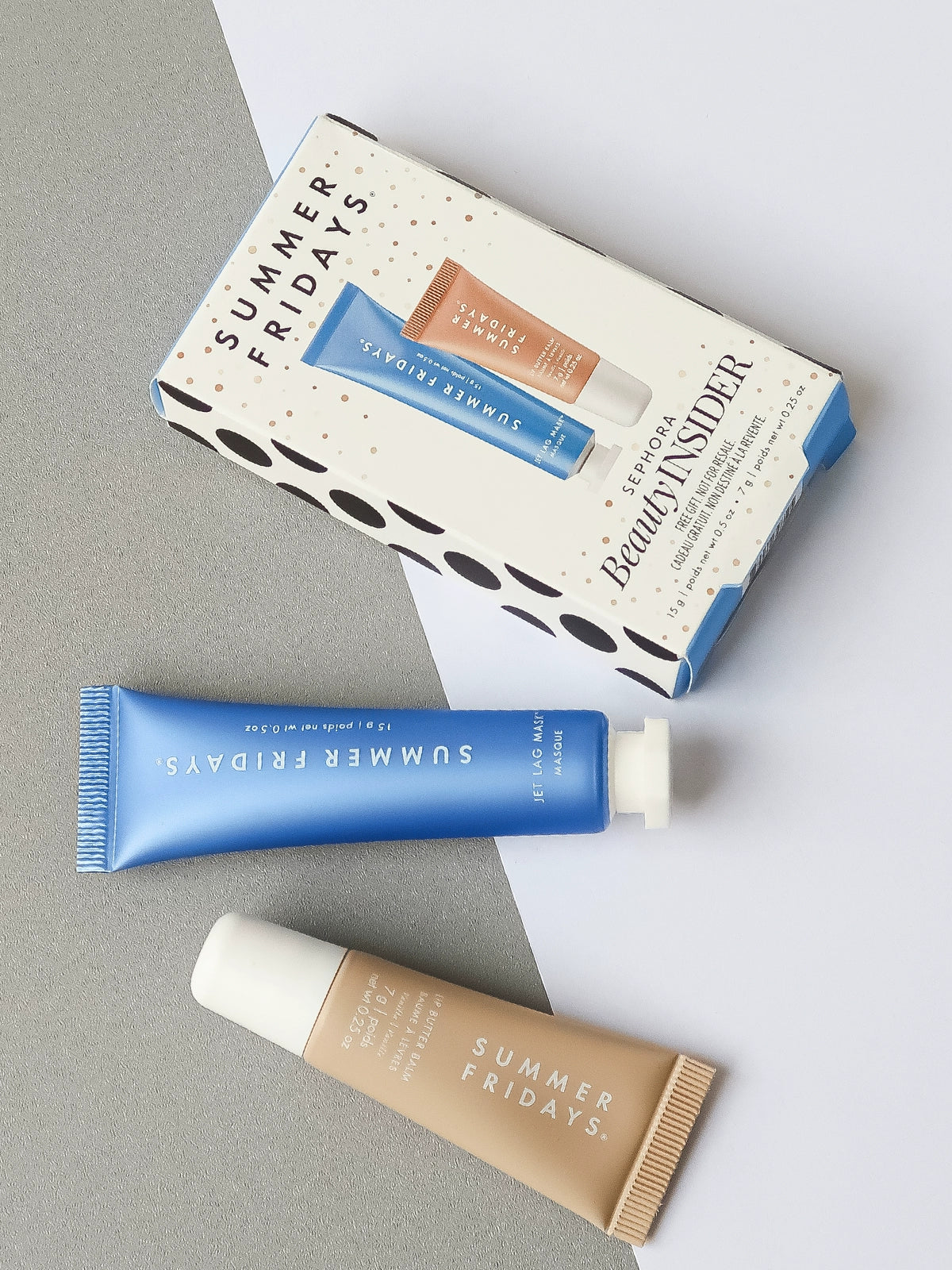 Summer Fridays Jet Kardashian Mask Moisturizing Time Difference Mask & Butter Lip Balm