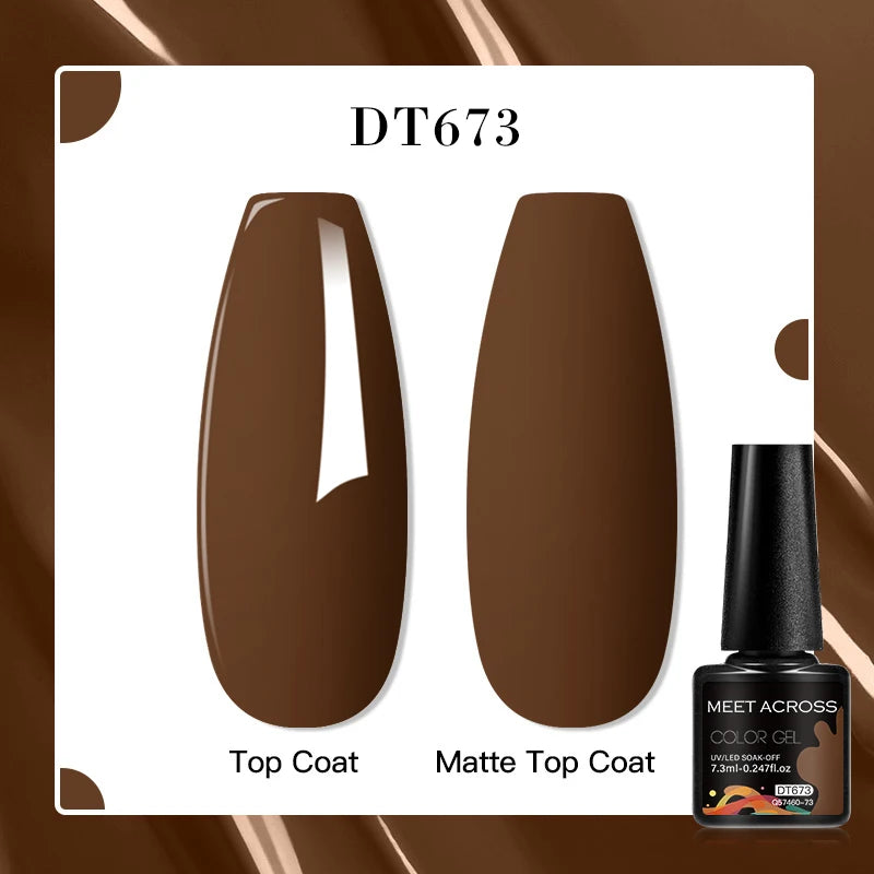 MEET ACROSS 7ml Porcelain White Cat Eye Gel Polish Holographic Glitter Magnetic Galactic Effect Gel Nail Polish Soak Off UV Gel Q57460-73