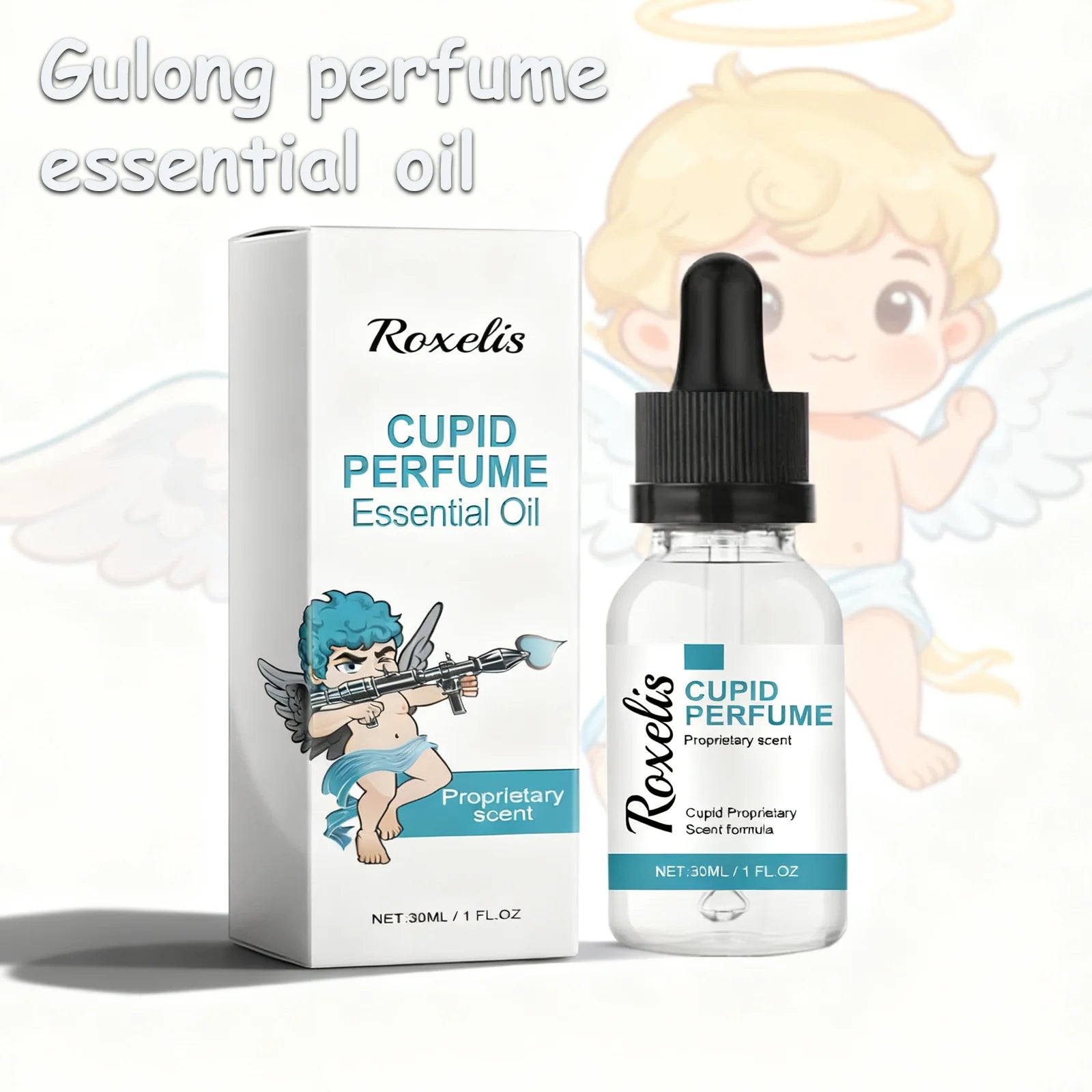Roxelis Cupid Series Cologne Perfume - Natural Fresh Scent, Long-Lasting Fragrance, Portable Perfume Drops , Travel-Friend...