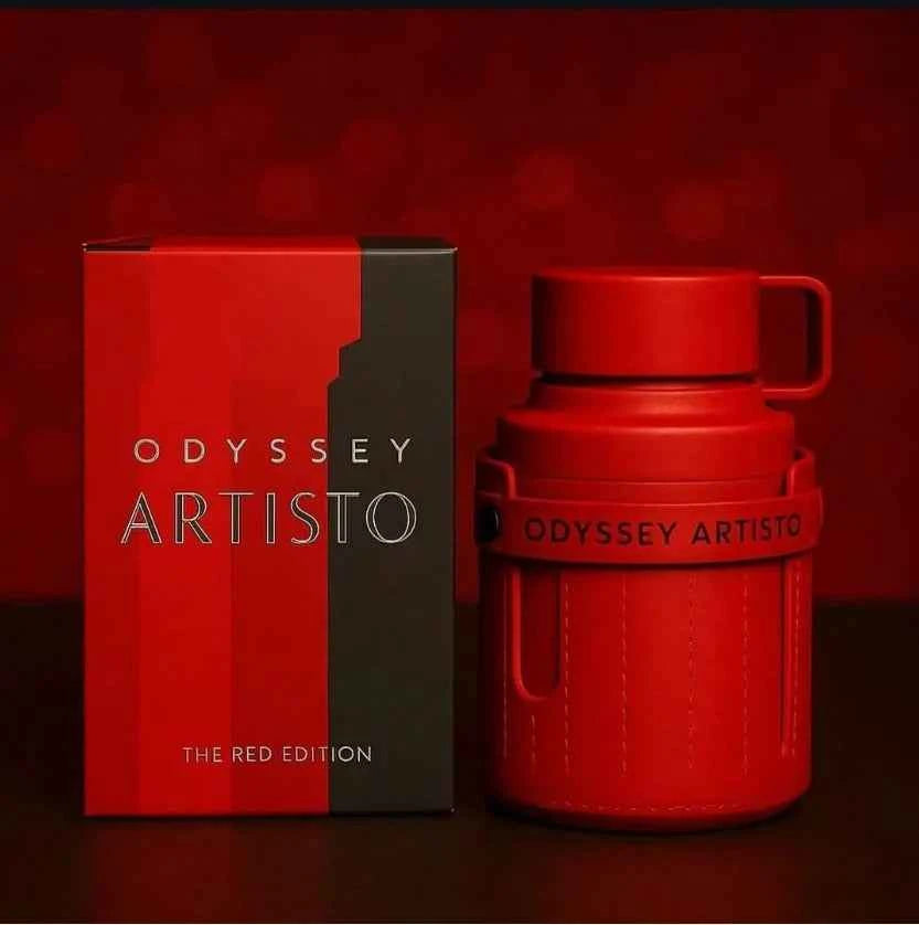 Armaf Odyssey men's light essence, 3.4oz (100ml), red version, new, simple and elegant perfume 1pcs United States