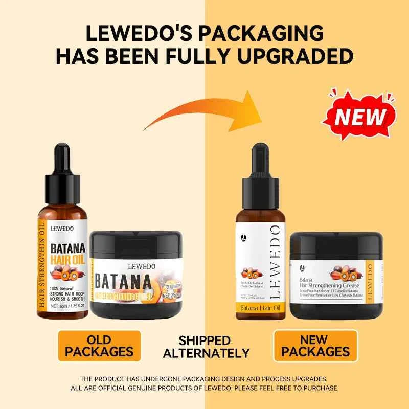 100% Pure Batana Hair Care Oil Hair Growth Oil For Natural Treatment Nourish Reduce Hair Loss Anti-Breakage Hair Thickn Products 2pcs kit 2 CHINA