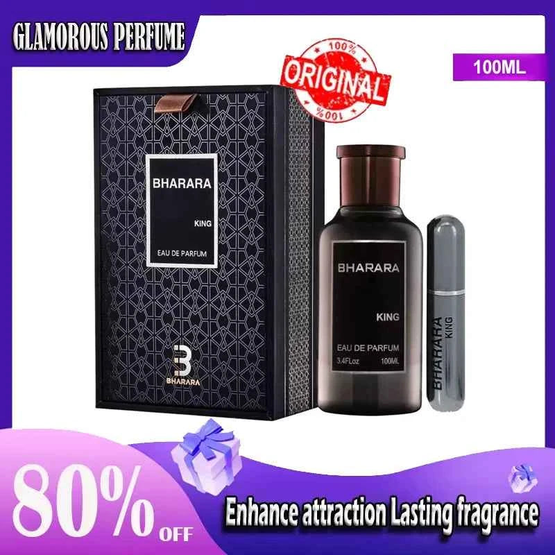 100ML Bharara King Eau De Parfum For Men 3.4 Oz Eau De Parfum Spray New In Packaging Sealed High-end Gift Box Perfume