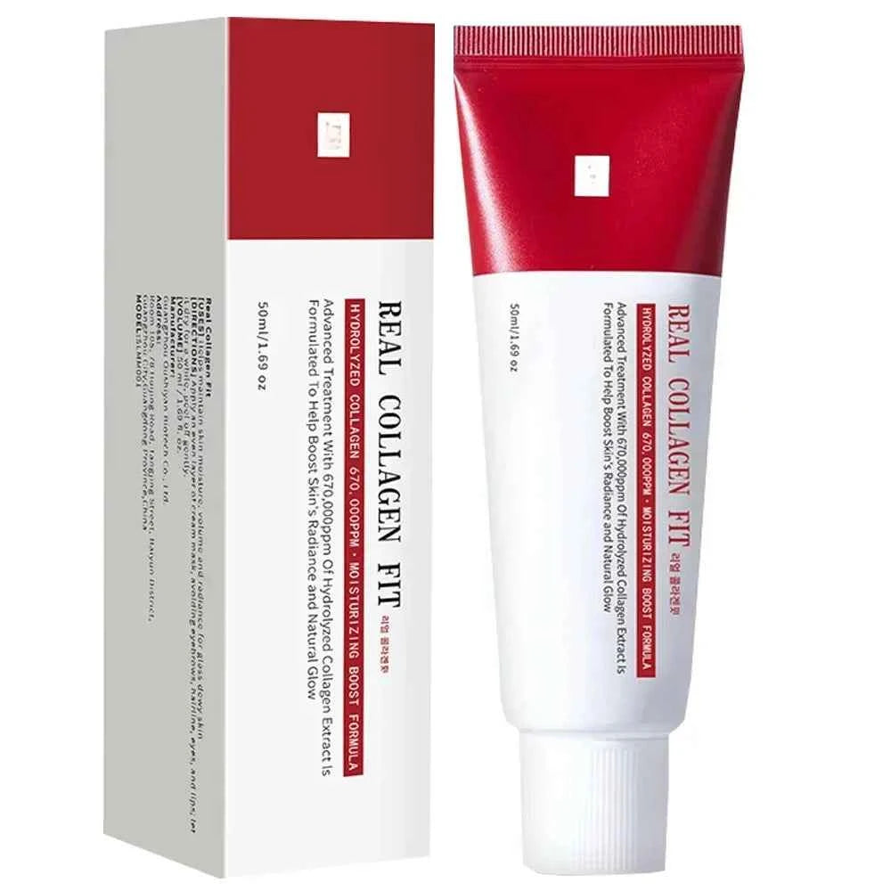 Real Collagen Fit, Collagen Wrapping Mask, Collagen 670,000ppm, Peel Off Facial Mask for elasticity, Hydrating, Glow, Glas...