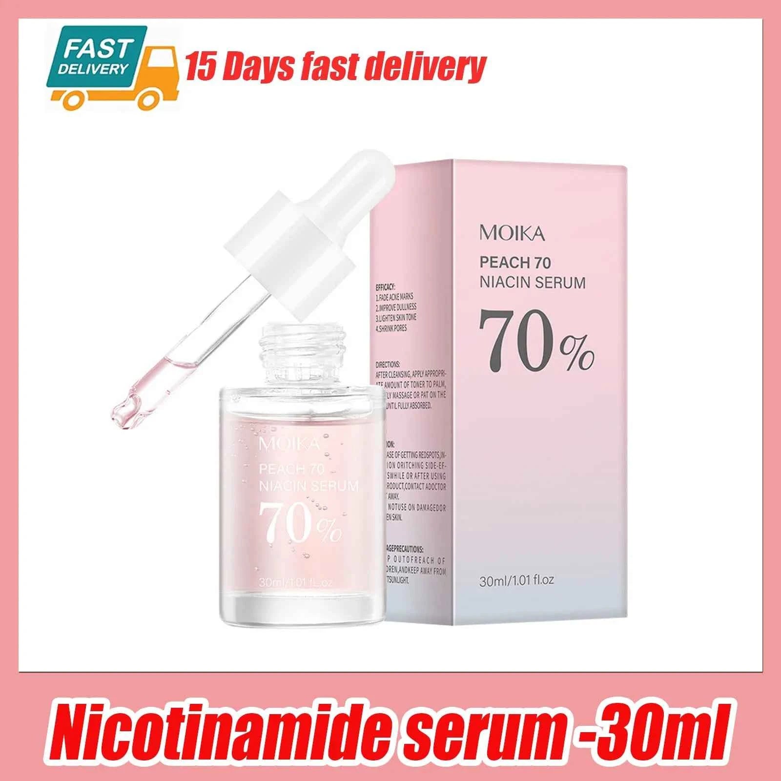 Niacinamide Serum Dark Spot Remover Fade Acne Marks Hyperpigmentation Shrink Pores Even Skin Tone Moisturizing Korea Skin ...