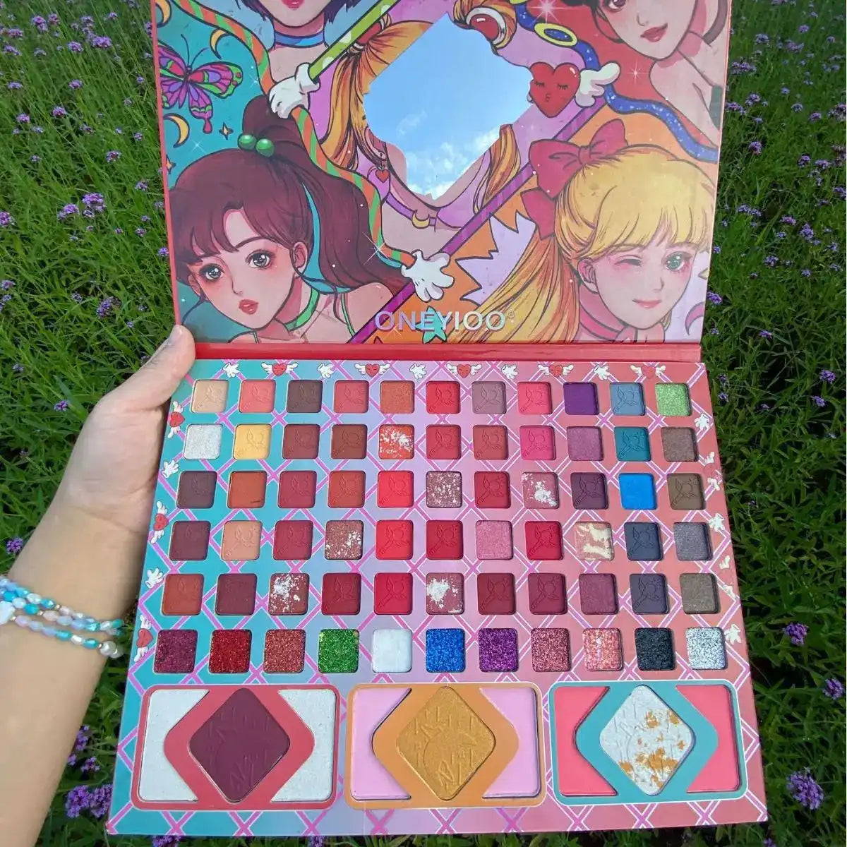 Boutique 96 Colors Eye Shadow Plate Shimmer Matte Sequin Eyeshadow Colorful Stage Ball Dedicated Neon Eyeshadow Palette Be...