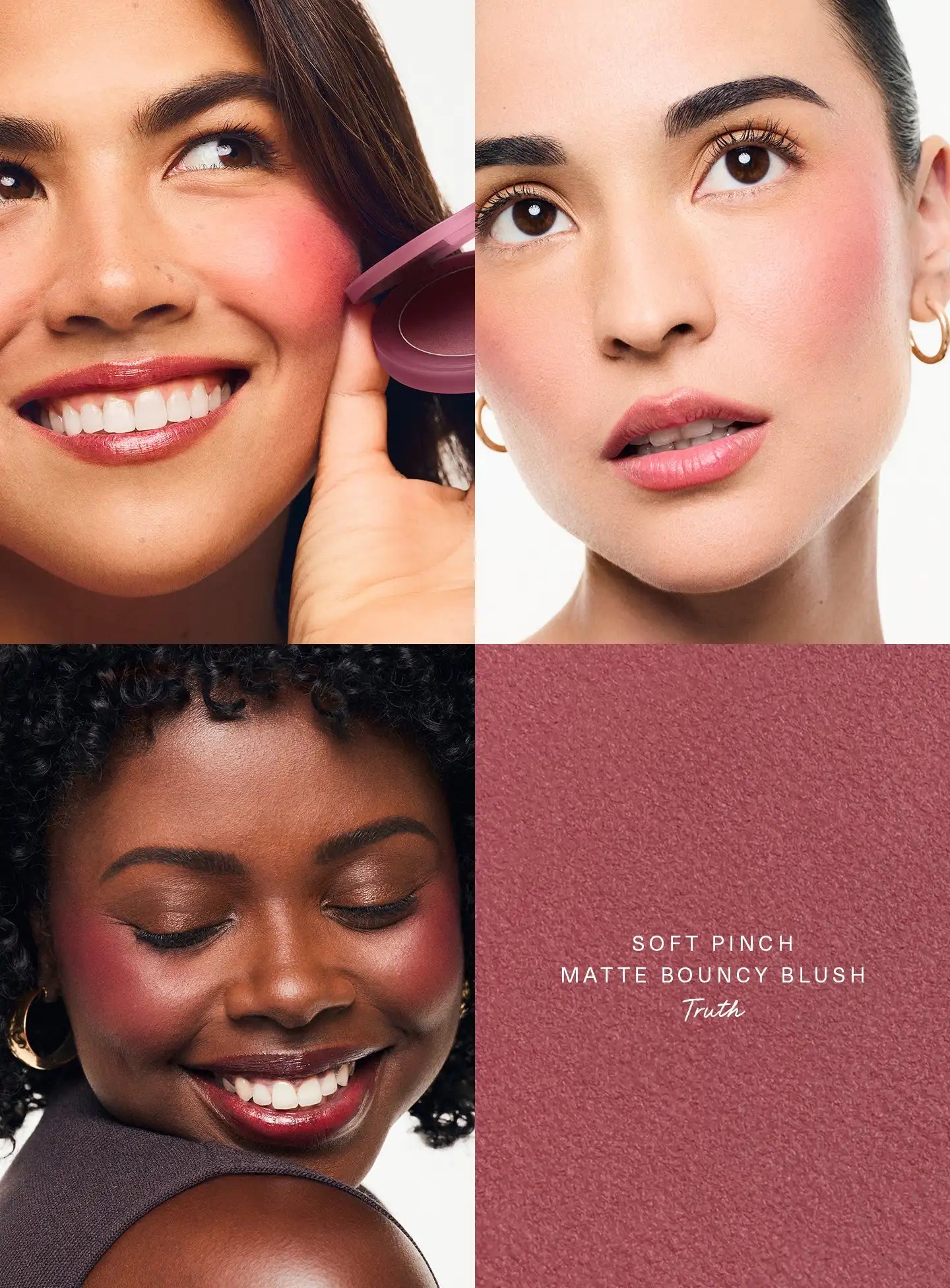 Rare Beauty Soft Pinch Matte Bouncy Cushiony Cream-to-powder Blush Airy And Lightweight Soft Pinch Liquid Blush Natural Fl...