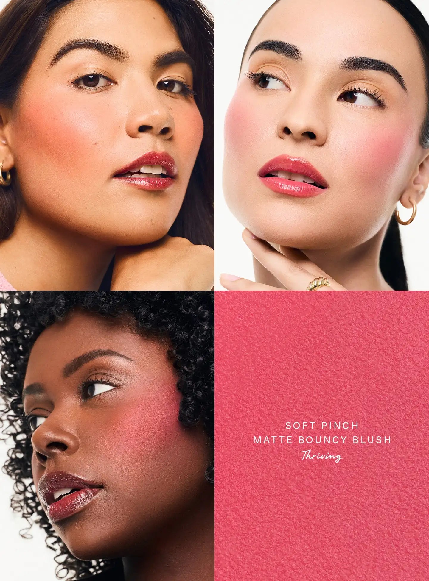 Rare Beauty Soft Pinch Matte Bouncy Cushiony Cream-to-powder Blush Airy And Lightweight Soft Pinch Liquid Blush Natural Fl...