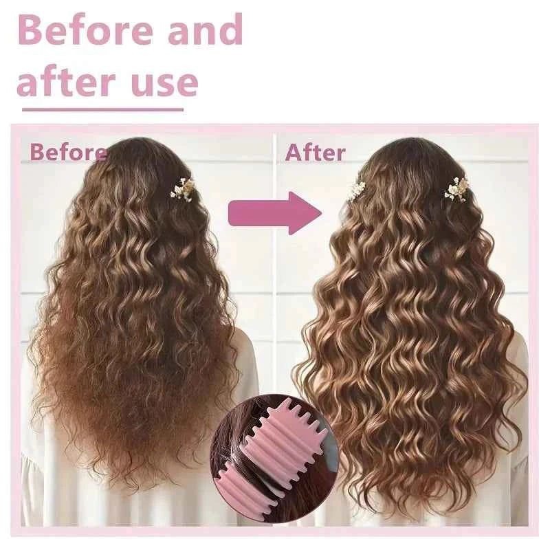 1/2pcs Hair Beauty Set Detangling Candy Brush with Continuous Spray Bottle Soft Curly Hair Care Brush Kit Salon Styling To...
