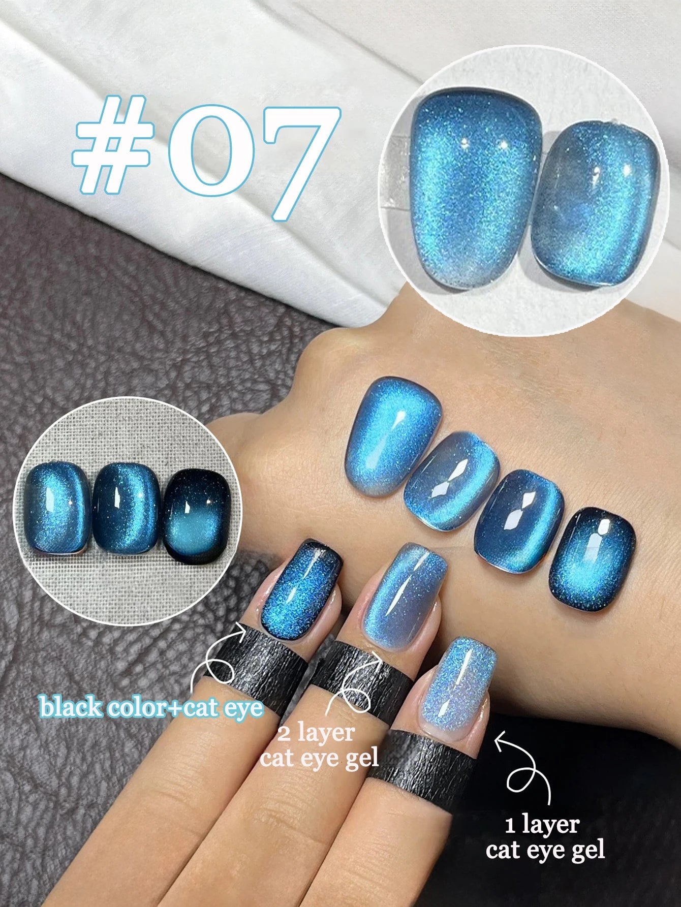 1-24pcs WS White Silver Cat Eye Magnetic Gel Nail Polish Ultra Shine Soak Off UV Gel Mirror Glass Cat Magnet Gel Varnish X...