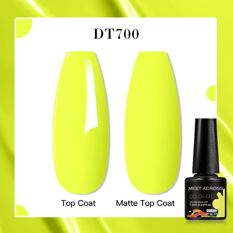 MEET ACROSS 7ml Porcelain White Cat Eye Gel Polish Holographic Glitter Magnetic Galactic Effect Gel Nail Polish Soak Off UV Gel Q57460-100