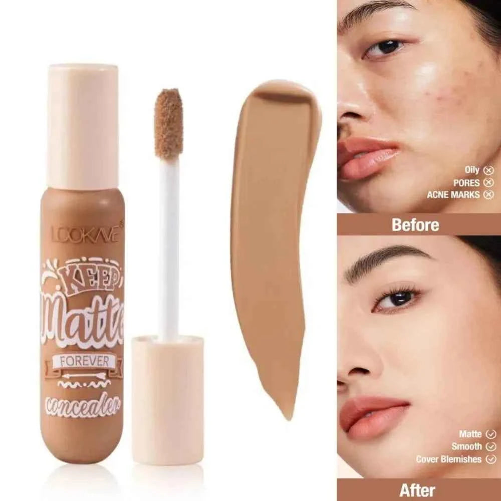 Liquid Concealer Stick Foundation Cream 6 Color Moisturizing Full Coverage Acne Dark Circle Natural Matte Concealer Cream ...