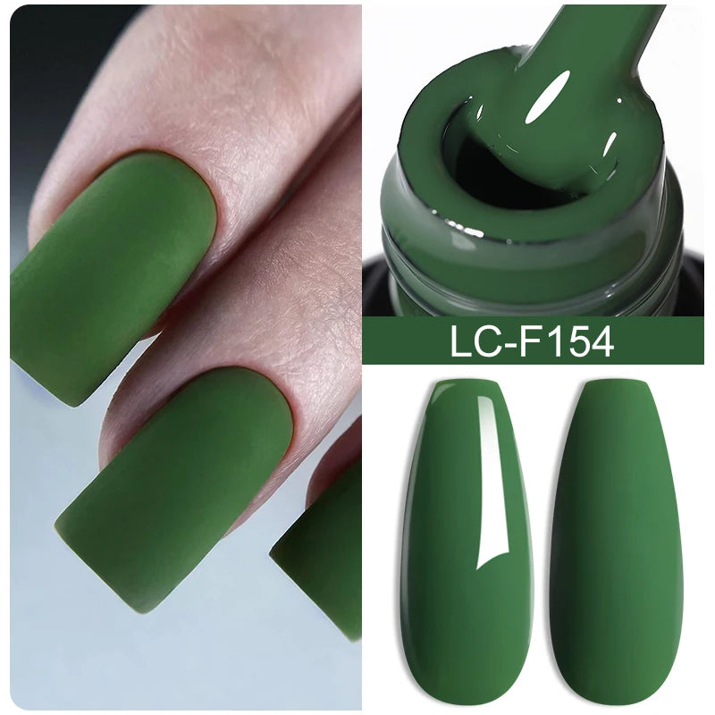 LILYCUTE Ancora Red Color Gel Nail Polish 152 Colors Fall Winter Trendy Long-Lasting French Style For Manicure Nail Art UV...