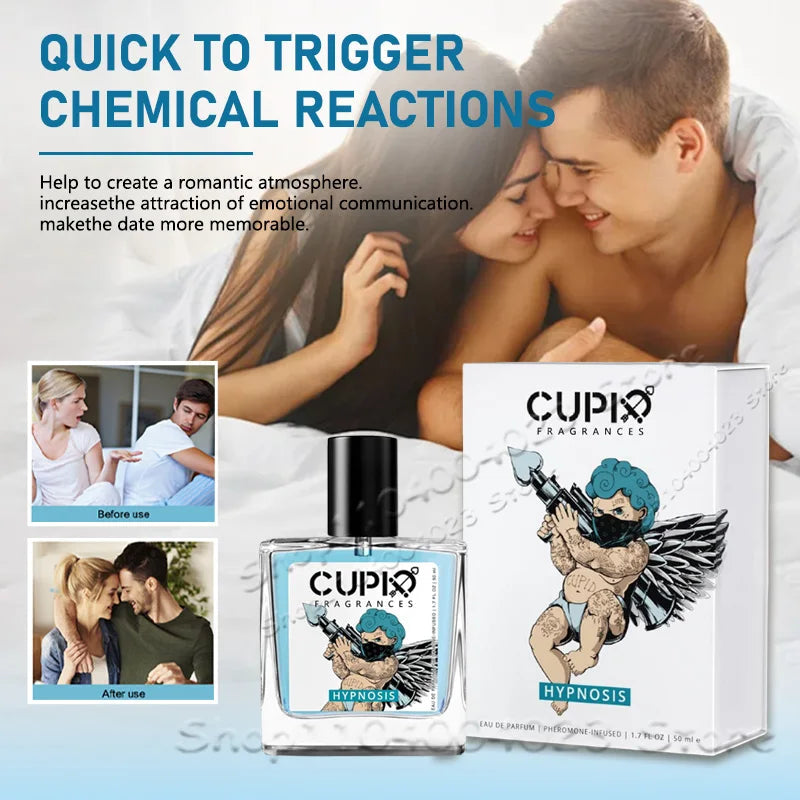 10ML/50ML Cupid Original Hypnosis Pheromone Perfume Infused Cologne For Men Pheromone Perfume For Men Fragrance Attract Women