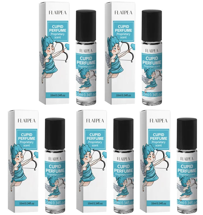 1/2/5Pcs Cupid Pheromone Cologne Perfume Spray for Man to Attract Women,Charming Roll on Fragrance,Portable Dating Glamour Scent A-10ML blue 5pcs