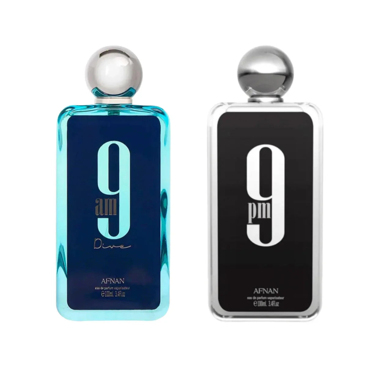 100ml Afnan 9AM 9PM Eau de Parfum Elixir Unisex Men's Cologne Spray Perfume High-end Long-lasting Arabic Perfume Aurora Glow Avenue