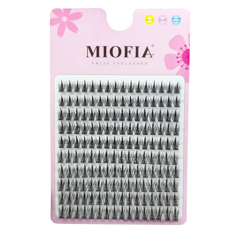 1 Box/160 Bunches Mink Eyelashes Natural 3D Russian Individual Eyelash extension MS Eyelash cluster Makeup Tool Lashes Who...