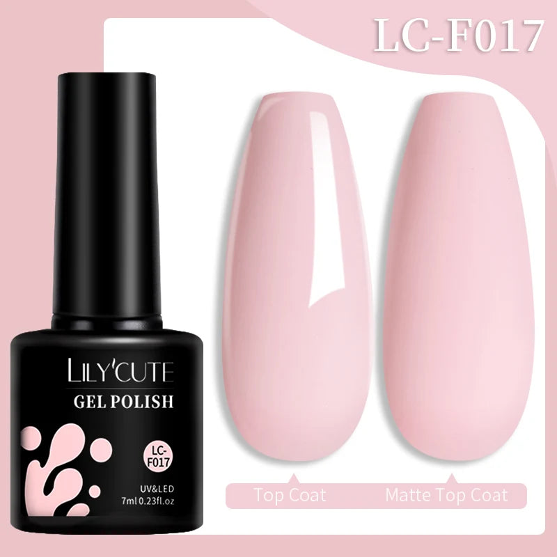 LILYCUTE Ancora Red Color Gel Nail Polish 152 Colors Fall Winter Trendy Long-Lasting French Style For Manicure Nail Art UV...