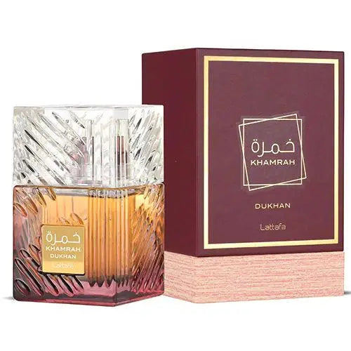 Lattafa Khamrah Perfume - Luxury Arabian Gourmand Fragrance, Warm Spicy Sweet Scent of Dates & Tonka Bean, Unisex Long Las...