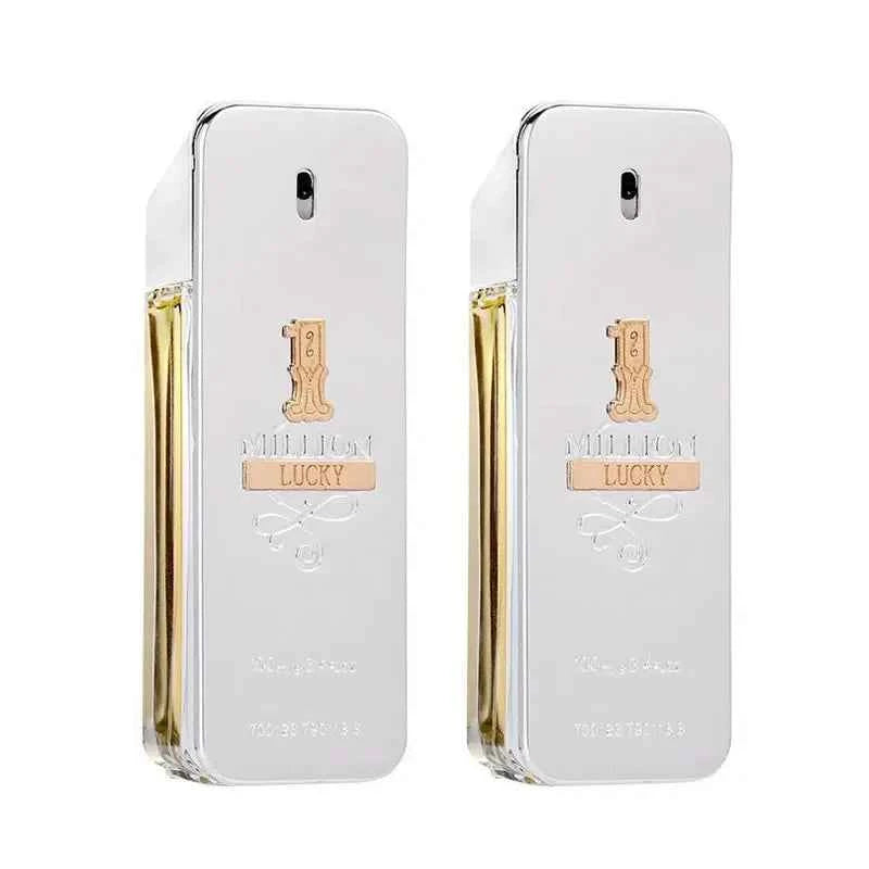 100ML Classic scent 1 Million Parfum Mature Masculinity Body Spray for Men Eau De Toilette Spray Perfume for Men Fragrance Spray White-100ML-2PCS