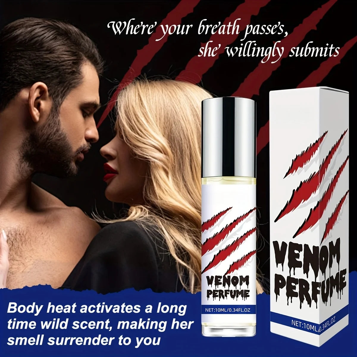 Powerful pheromones men's perfume alcohol-free to attract women's body essential oil sex oil long lasting sexy perfume hor...