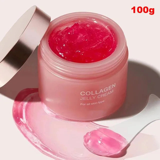 100g Jelly Face Cream Collagen Soft SPA Nourishing Moisturize Face Shrinks Pores Remove Comedones Jelly Essence Korean Skin Care 1pc-100g