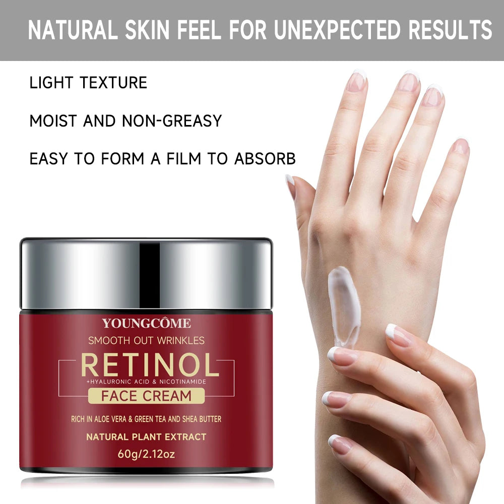 Retinol Lifting Firming Cream Repairing Moisturizing Nourishing Cream Brightening Skin Facial Cream Anti-Aging Face Skin C...